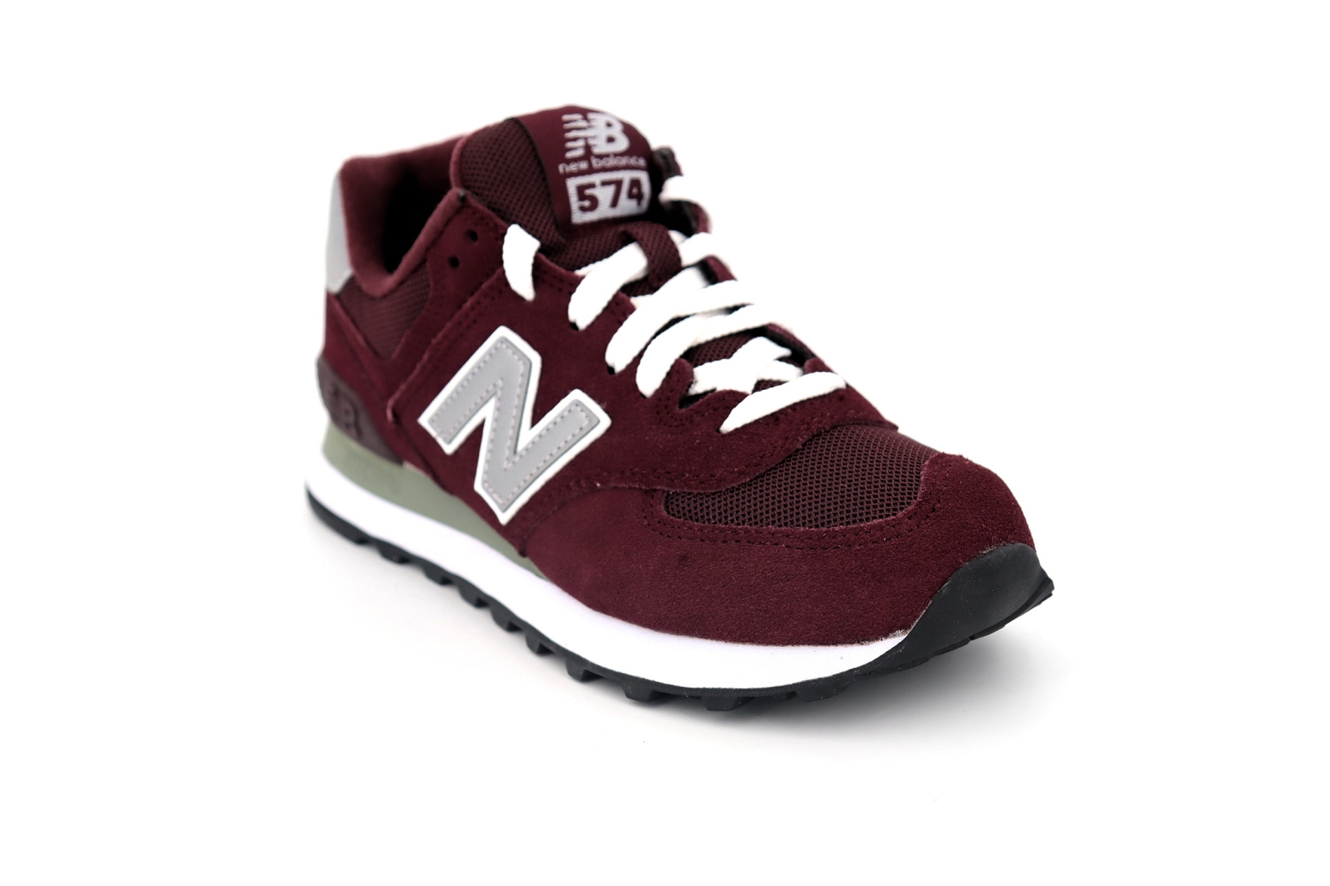 New balance sale bordeaux et blanche