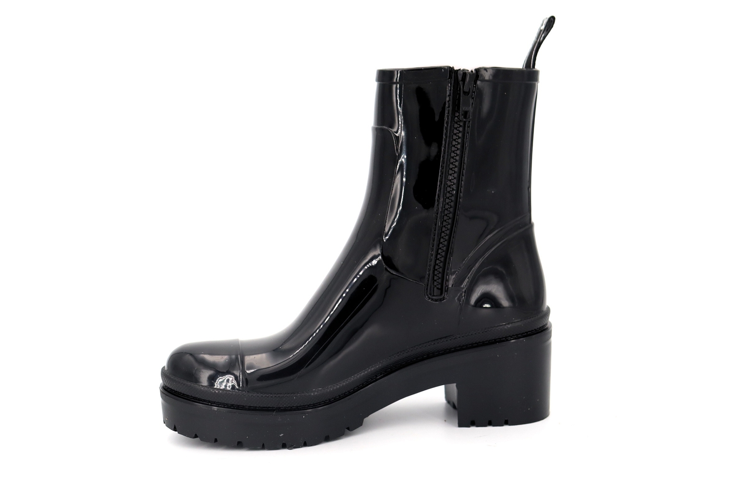 Michael kors black rubber boots hotsell